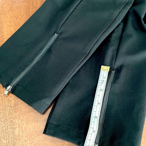 Dex Black Career Pant “The Suit Shop New York” size L Button & Hook Zipper - Picture 3 of 6